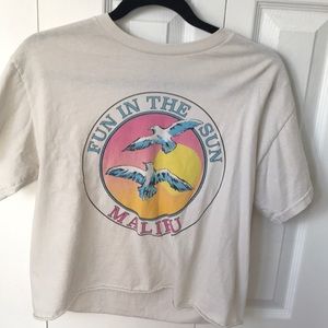 Light Crop Top Fun in the Sun